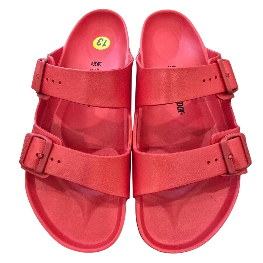 Birkenstock Arizona EVA Red Sandals Mens Size 13 EU 46 Waterproof Slides